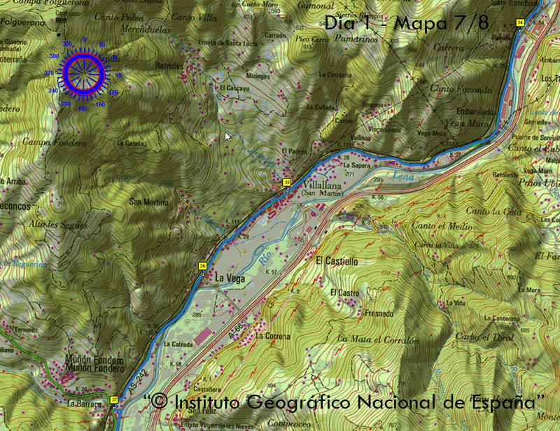 01 A Santiago Por El Camino Del Salvador Oviedo Mieres Pola De 